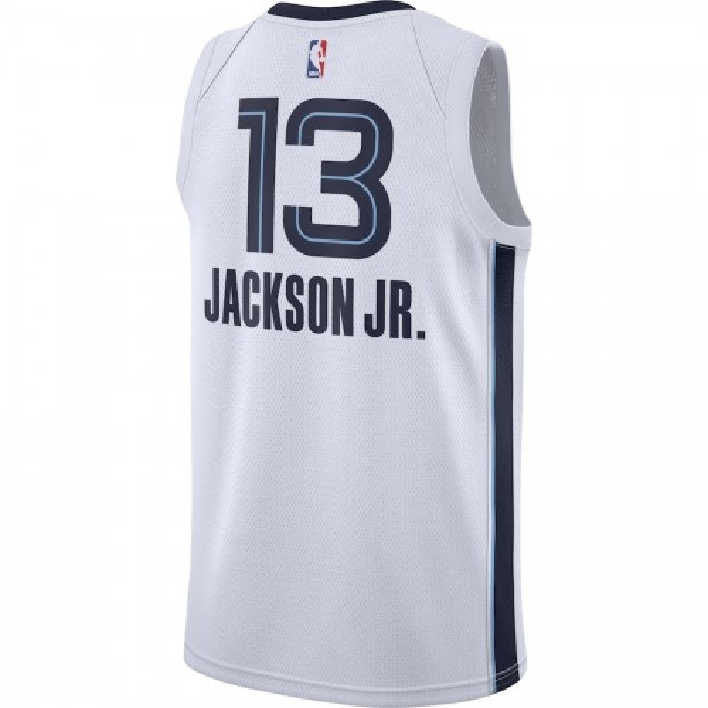 Men's Memphis Grizzlies Jaren Jackson Jr. #13 White 19/20 Swingman Jersey - Association Edition-Pro Kit Vault | Brand New 26/27 Sports Jerseys